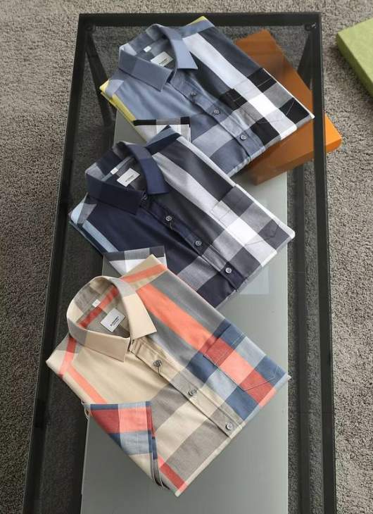 Picture of Burberry Shirts Short _SKUBurberryM-3XL8qx1927976
